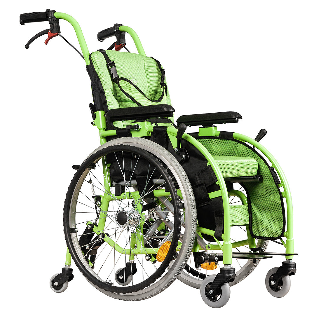 Kids Paediatric Wheelchair - Lightweight Aluminium, Foldable & Adjustable, TGA Certified