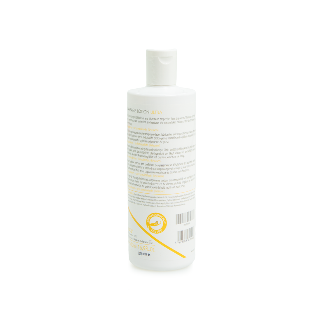 Naqi Ultrasoft Massage Lotion 500ml - Professional Therapists & Athletes - Soothes & Hydrates Skin