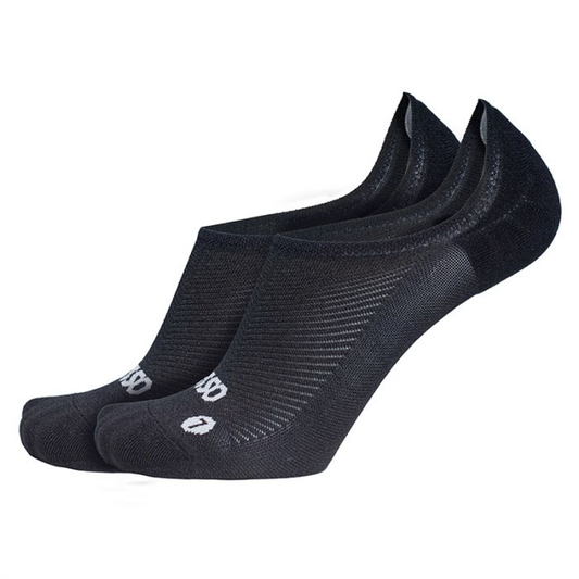 Black NEKKID Comfort Socks - Unisex No Show with Light Compression & Stability