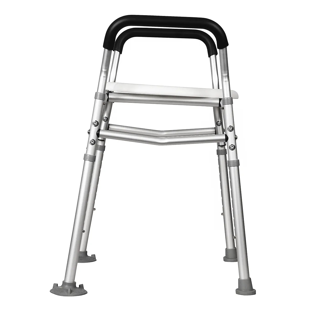 Adjustable Over Toilet Support Frame with Safety Rail, 125kg Capacity, for Elderly and Disabled