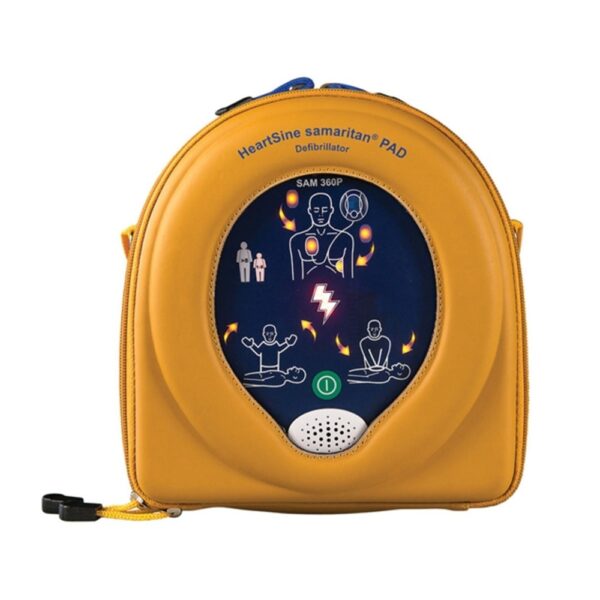 HeartSine Samaritan 360P Fully-Automatic Defibrillator (AED) - Portable, Compact, and Easy-to-Use Life-Saving Device