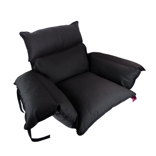 Premium Padded Wheelchair Cushion with Back & Arm Support - Comfort & Heat Retention