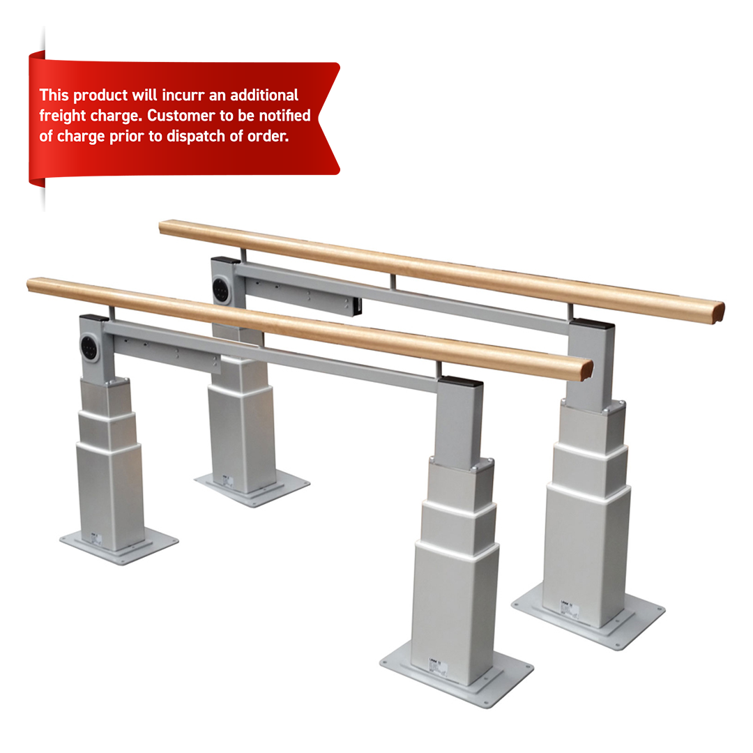 Parallel Bars 4M Steel Electric Adjustable - 66-106CM
