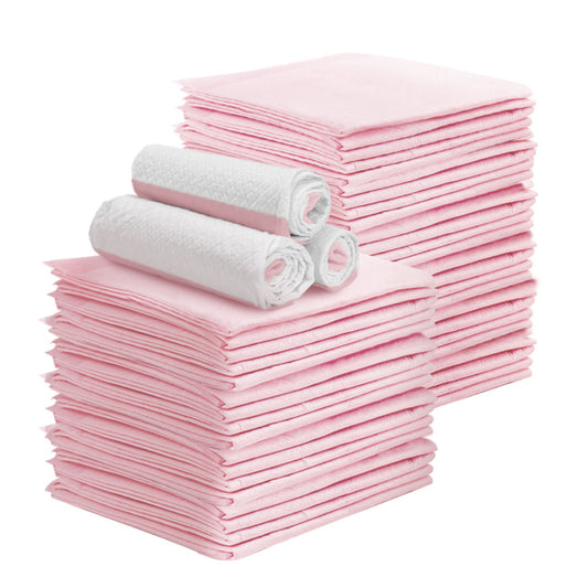 Incontinence Bed Pads (Blueys) Underpads 60x60cm – Super Absorbent Pink – 400 Pack