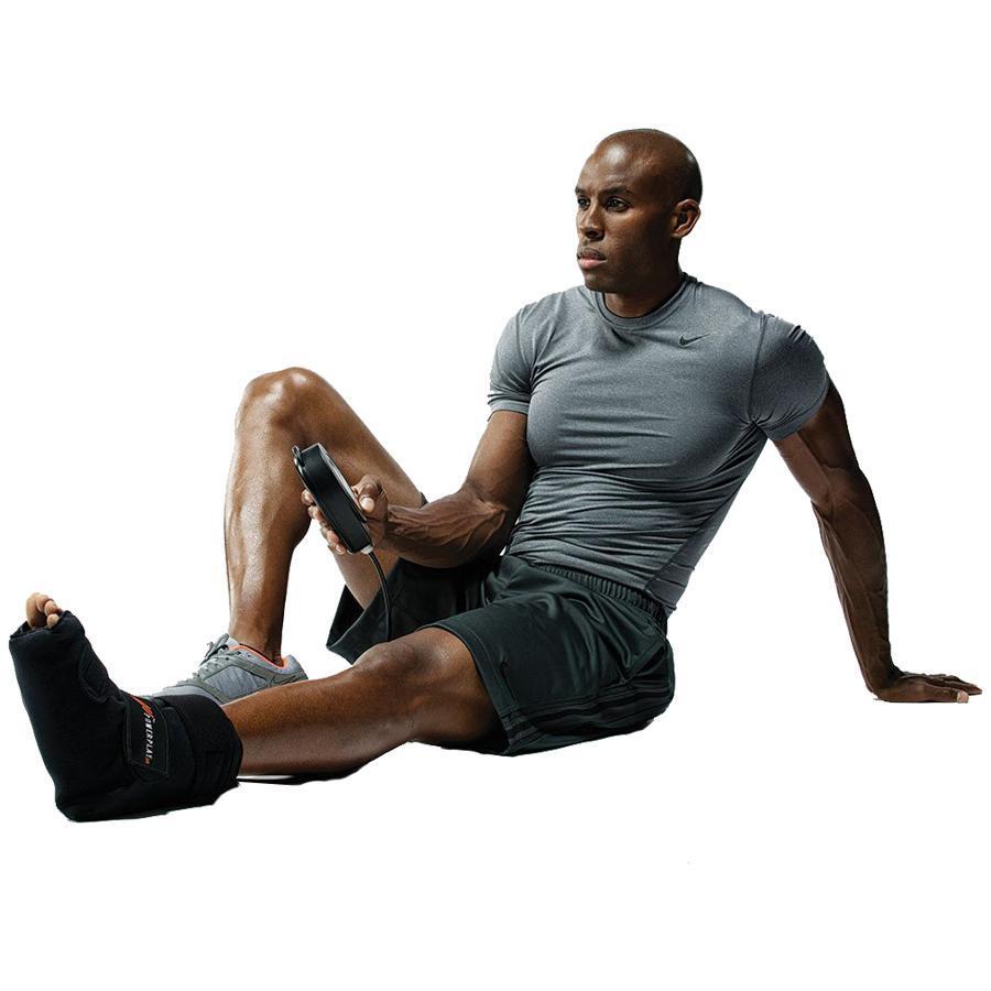 PowerPlay Cold Compression Single Kit for Ankle Relief - Premium Cryotherapy Wrap for Pain and Recovery