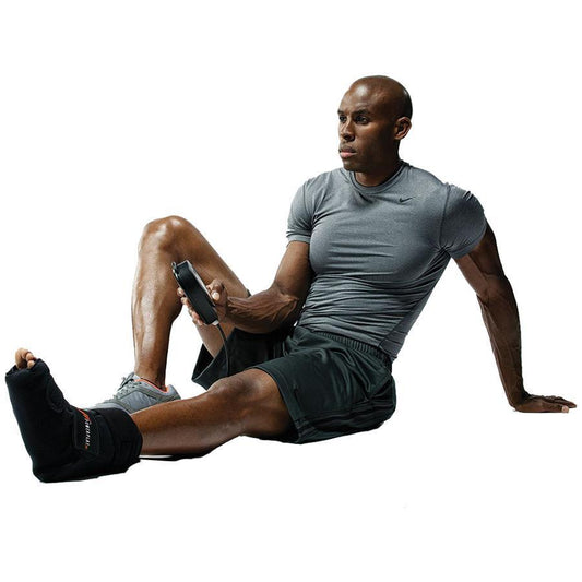 PowerPlay Cold Compression Single Kit for Ankle Relief - Premium Cryotherapy Wrap for Pain and Recovery