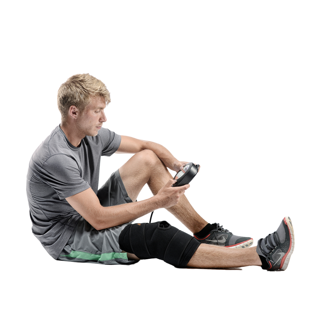 PowerPlay Cold Compression 360-Degree Knee Wrap Kit with Gel Insert for Pain Relief and Recovery - Ideal for Sports Injuries