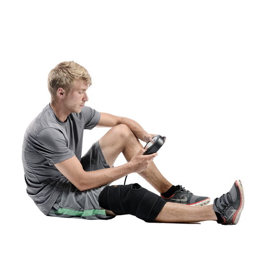 PowerPlay Cold Compression 360-Degree Knee Wrap Kit with Gel Insert for Pain Relief and Recovery - Ideal for Sports Injuries