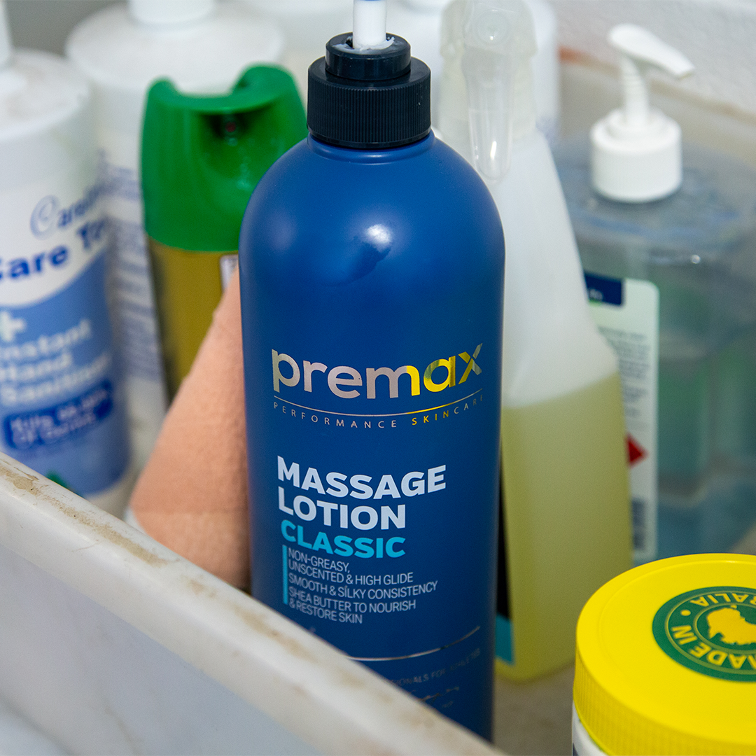 Premax Lotion Classic 1L Pump Bottle for Silky Smooth Skin | Shea Butter & Almond Oil