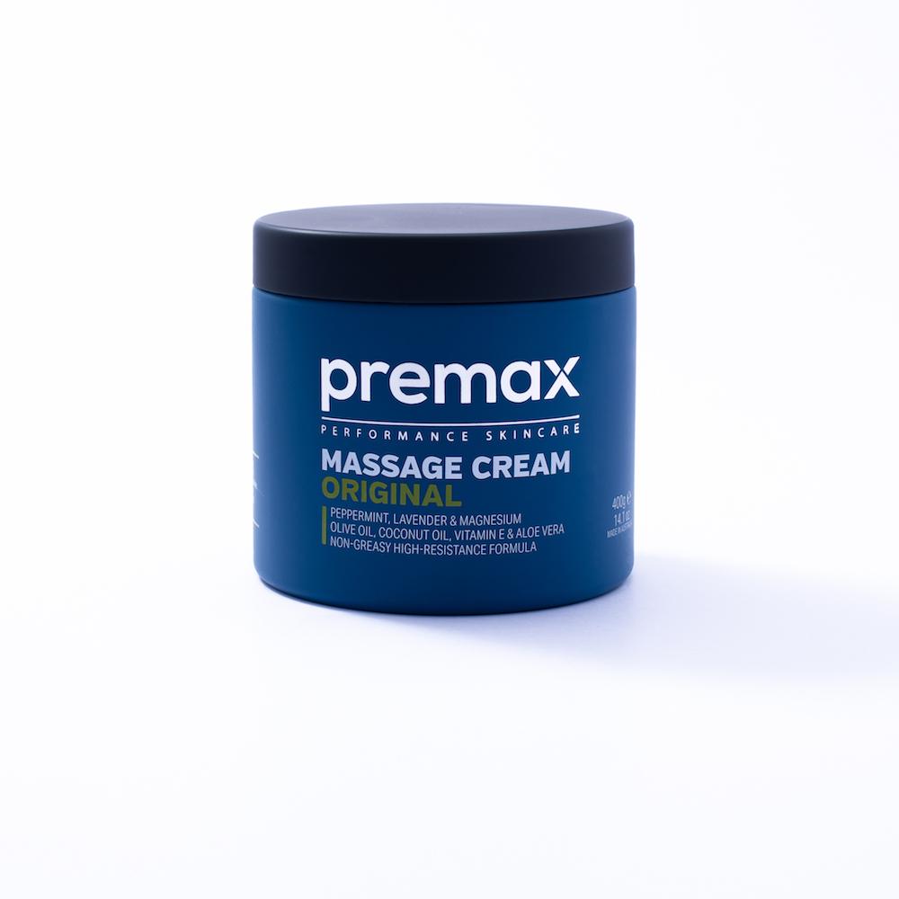 Premax Original Massage Cream – Firm Texture with Peppermint & Lavender – 400g