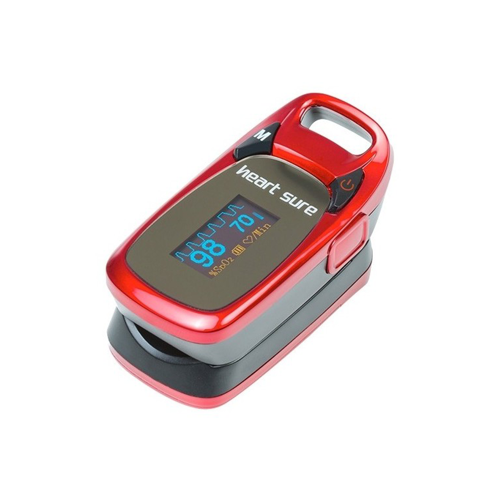 Heart Sure Fingertip Pulse Oximeter — Portable SpO2 & Pulse Monitor ...