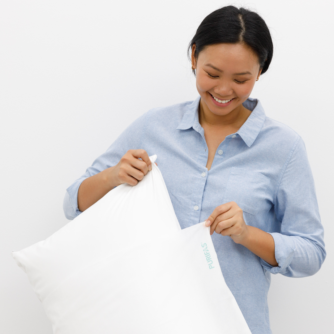 Purifas Recyclable Pillow Protector 25 pk – Disposable, Medical-Grade, Infection Control, Hypoallergenic