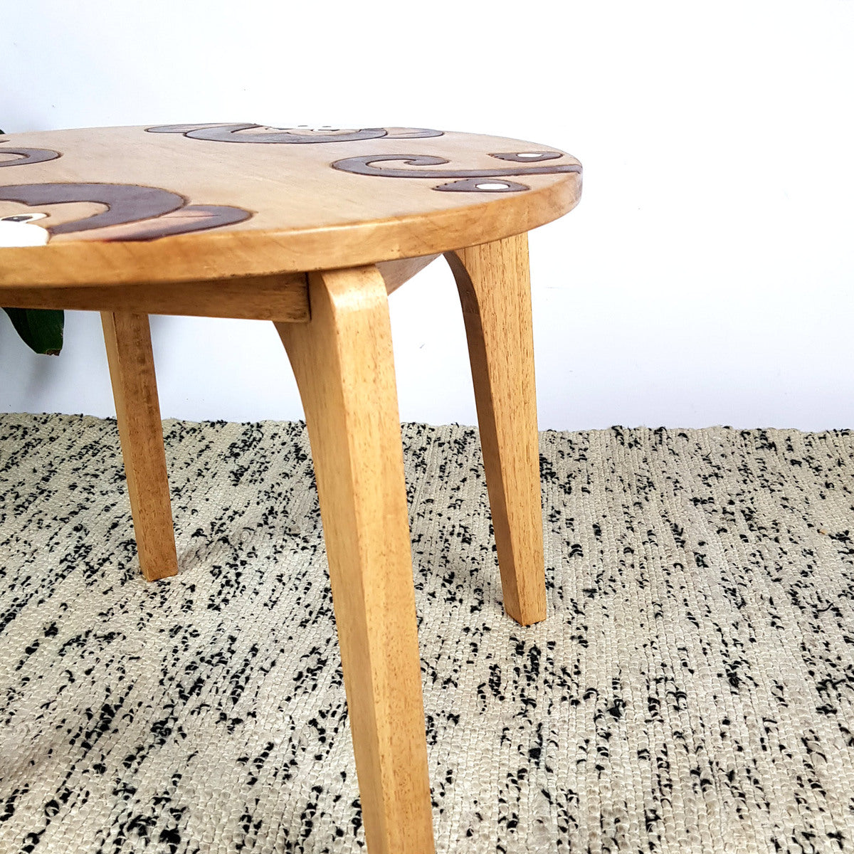 Monkey Kids Table Set with 2 Chairs – Handmade Solid Hardwood