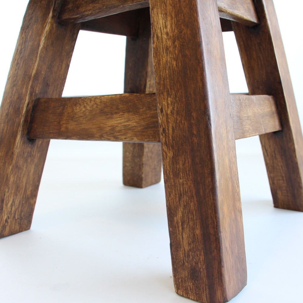 Premium Kids Wooden Cow Stool – Handmade Solid Wood Toilet Training and Step Stool