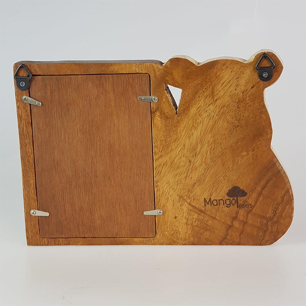 Handmade Wooden Kids Photo Frame – Monkey Pod Wood