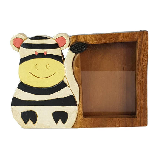 Handmade Wooden Kids Photo Frame – Monkey Pod Wood