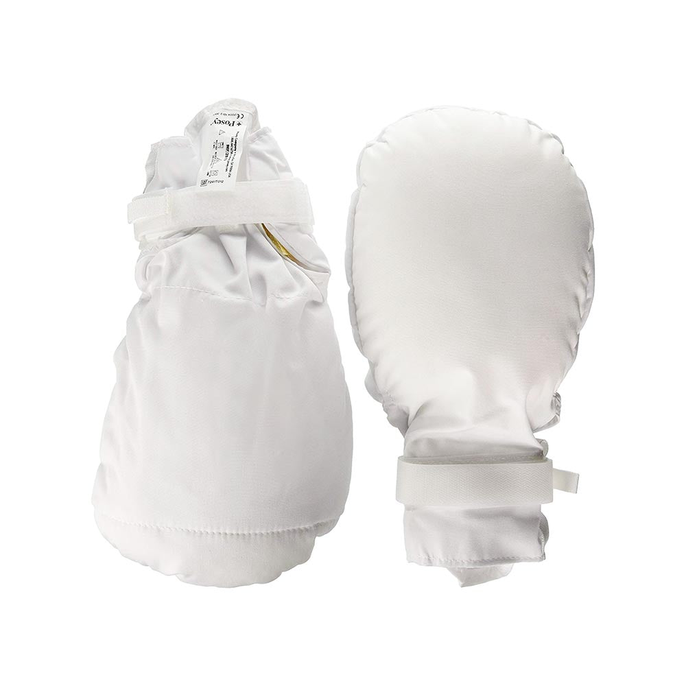 Double-padded security mitts for comfortable hand containment