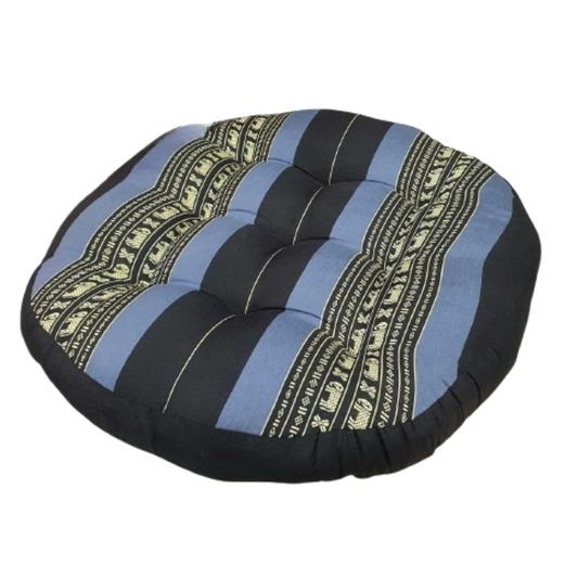Jumbo Zafu Meditation Cushion – 75cm Round Floor Cushion | Handmade Thai Seat with Natural Kapok Filling
