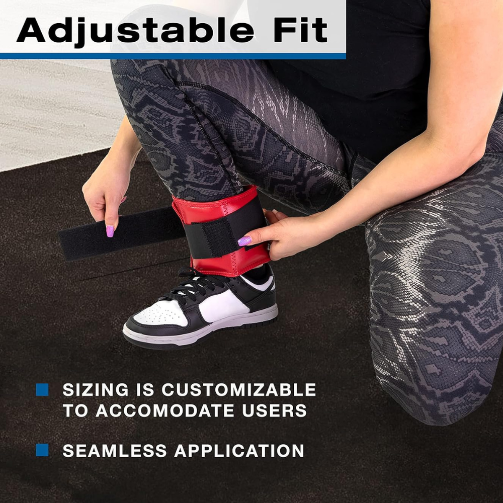 Vinyl Cuff Weights Set (0.5kg to 5kg) – Customisable Fitness Weights for Home Exercise & Workouts