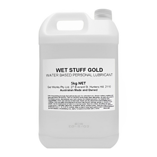 Wet Stuff Gold Clear Water-Based Lubricant for Intimate Use - 5kg