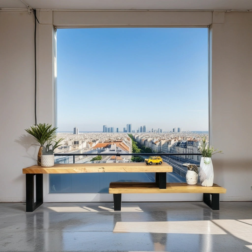 Live Edge Adjustable Timber TV Unit 1.6–2.5 m | Hardwood Entertainment Console