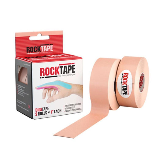 RockTape Finger Tape 2.5cm - Box of 2 Rolls | Top Sport Tape for Durable Support