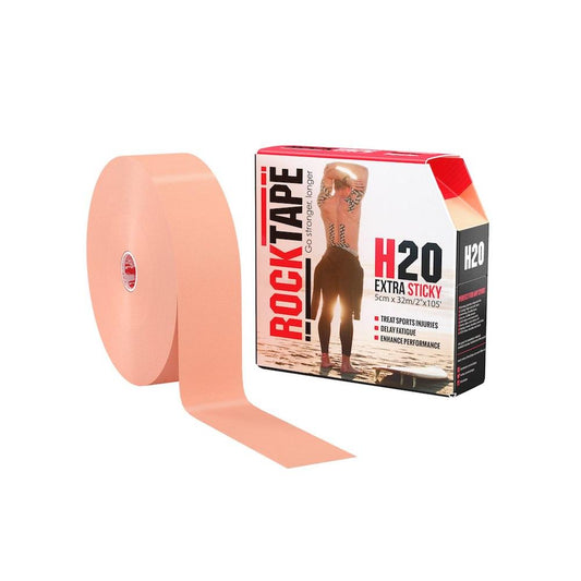 Rocktape H2O Waterproof Kinesiology Tape 5cm x 32m - Ultra-Strong Sports Physio Tape for Pain Relief