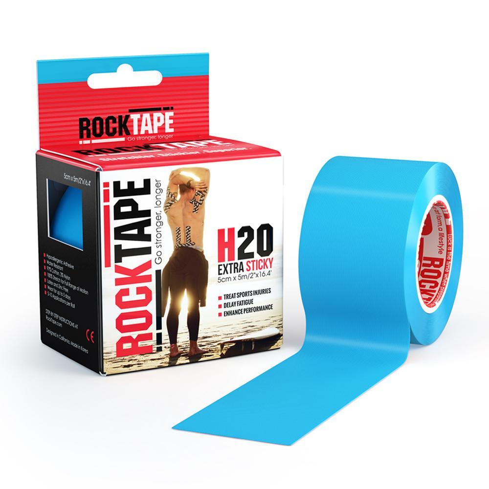 RockTape H20 Waterproof Kinesiology Tape 5cm x 5m Roll for Sports and Physiotherapy