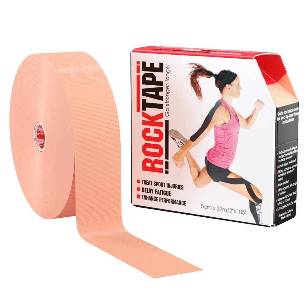 RockTape Kinesiology Tape – Premium Elastic Therapeutic Tape for Muscle & Joint Support – 5cm x 5m Roll