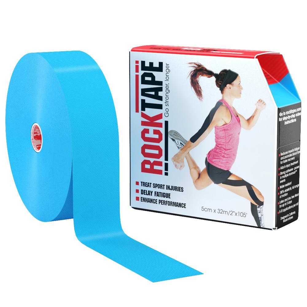 RockTape Kinesiology Tape – Premium Elastic Therapeutic Tape for Muscle & Joint Support – 5cm x 5m Roll