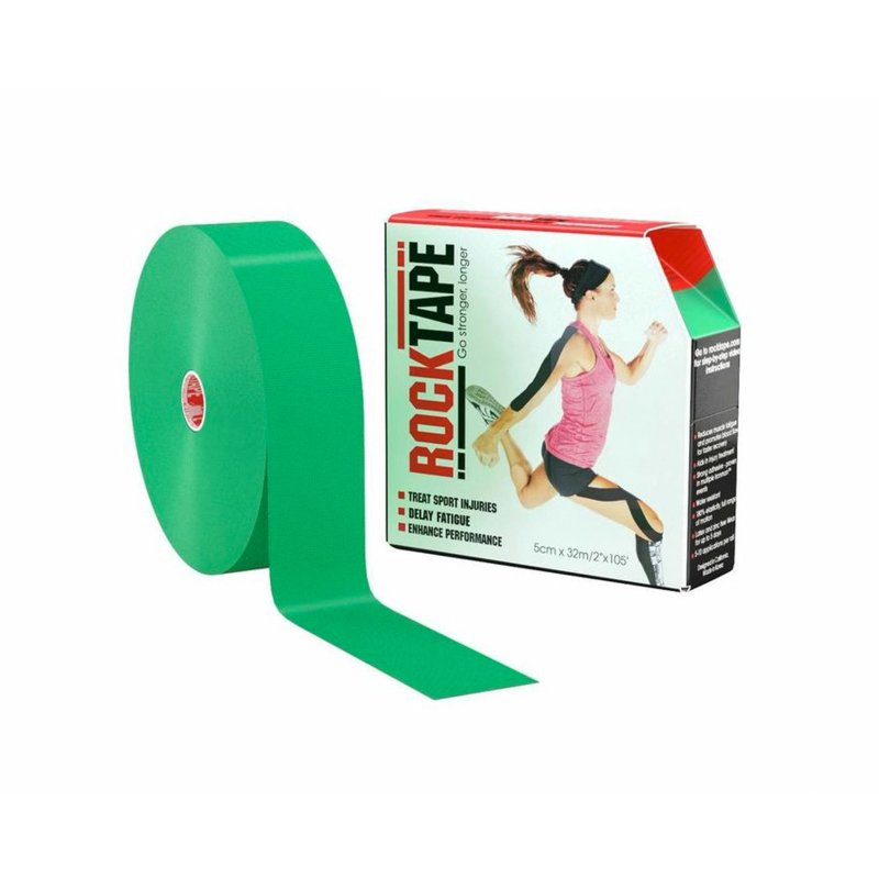 RockTape Kinesiology Tape – Premium Elastic Therapeutic Tape for Muscle & Joint Support – 5cm x 5m Roll