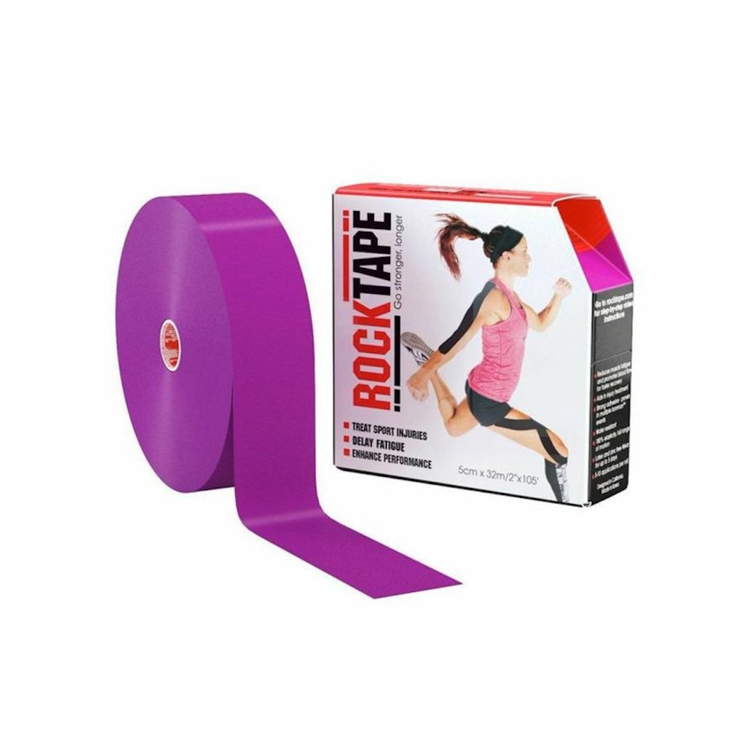 RockTape Kinesiology Tape – Premium Elastic Therapeutic Tape for Muscle & Joint Support – 5cm x 5m Roll