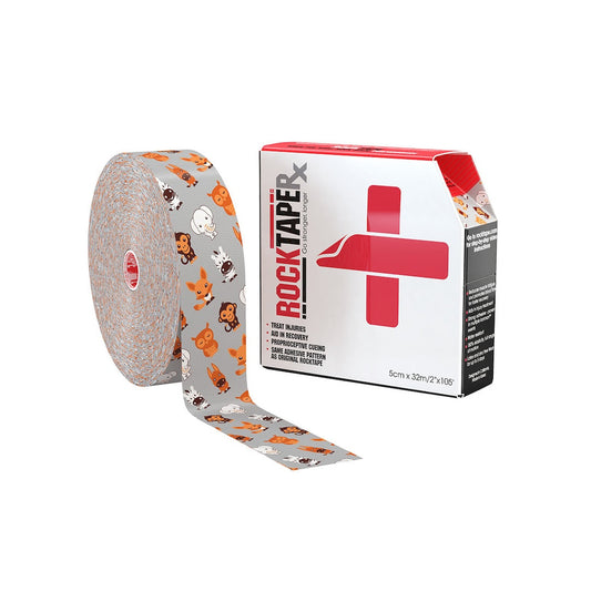 RockTape Rx Kinesiology Tape 32m x 5cm - Hypoallergenic for Sensitive Skin