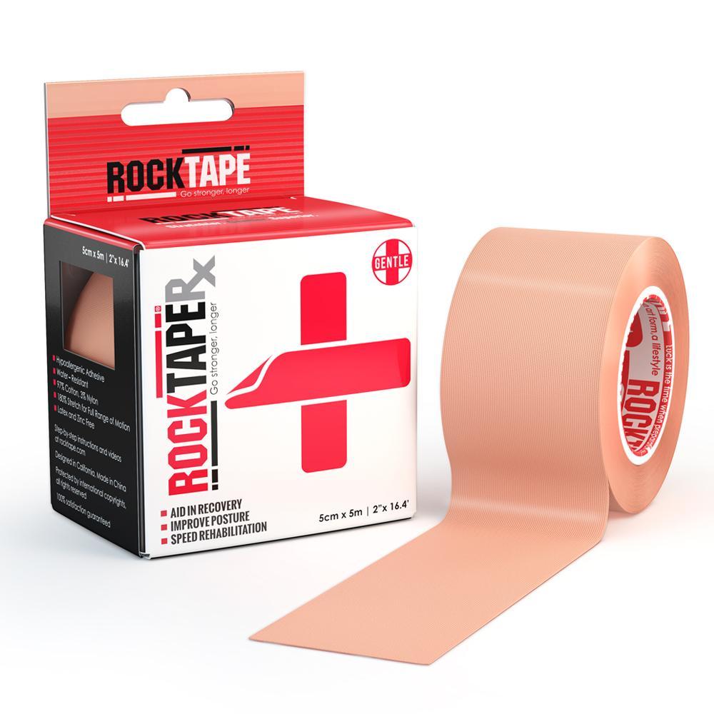 RockTape RX Sensitive Kinesiology Tape Roll - Gentle Adhesive for Sensitive Skin, Perfect for Rehab & Sports Recovery