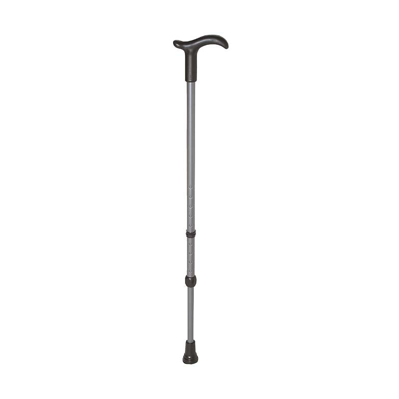 Walking Stick with Derby Handle - Lightweight, Adjustable & Sturdy Cane, 125kg capacity