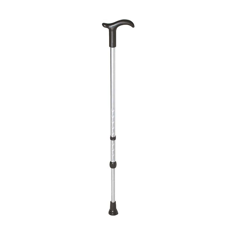 Walking Stick with Derby Handle - Lightweight, Adjustable & Sturdy Cane, 125kg capacity