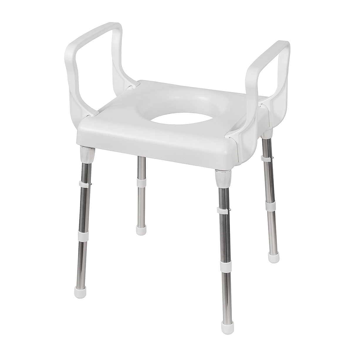 Rebotec Brest Over Toilet Seat Frame - Adjustable, Lightweight & Sturdy Support for Elderly & Disabled