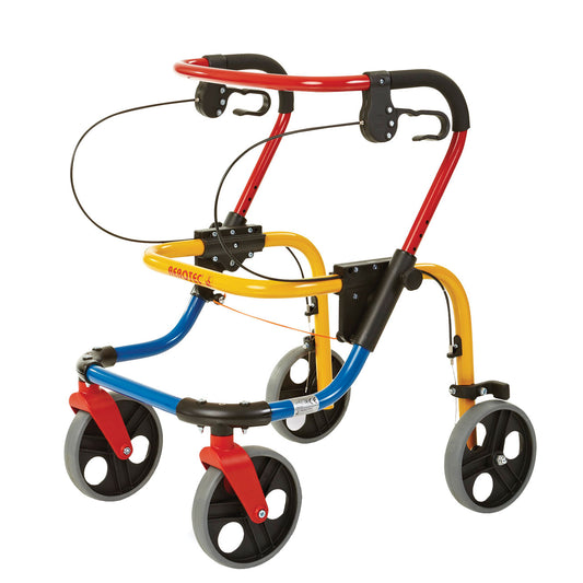 Child Walker Rollator - Lightweight & Adjustable Kids Walker with Dual Brakes