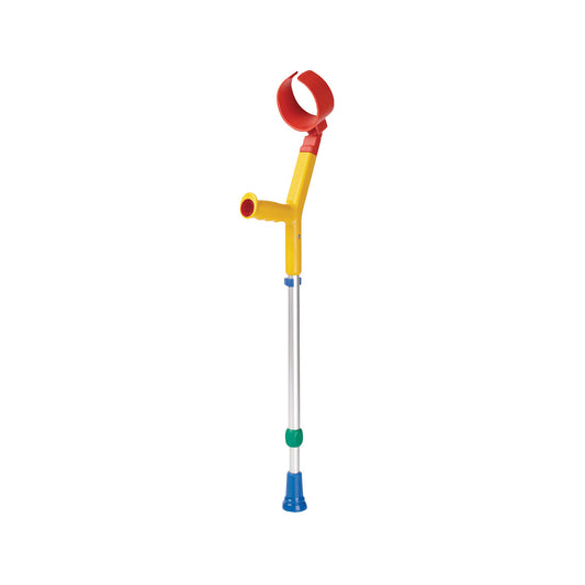 Rebotec Safe-In-Kids Adjustable Forearm Crutches for Active Kids - Ergonomic & Fun Design