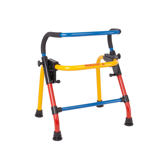 Rebotec Walk-On Child Walking Frame - Colourful, Foldable, Adjustable - German Quality for Safety & Fun