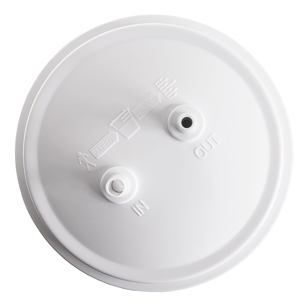 Reusable suction pump canister with airtight snap-on lid