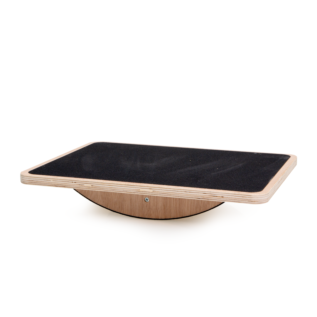 Wooden Rocker Board for Balance and Core Strength