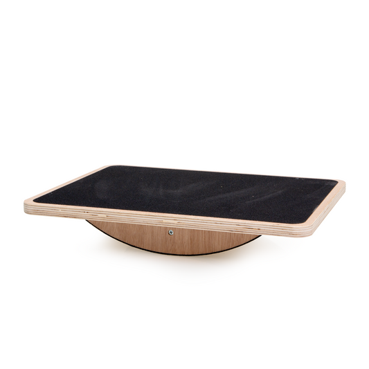 Wooden Rocker Board for Balance and Core Strength