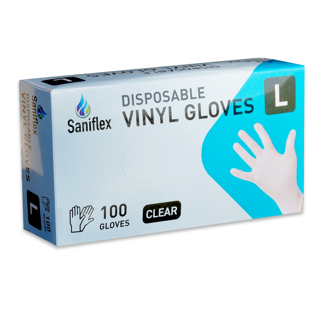 Saniflex Vinyl Gloves - Powder Free