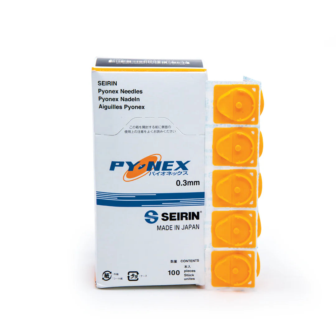 Seirin Pyonex Press Needles, Revolutionary Press Needles for Pain-Free Acupuncture and Trigger Point Therapy