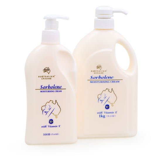 Sorbolene Moisturising Cream with Glycerin - Sensitive and Dry Skin, Australian-Made Skincare