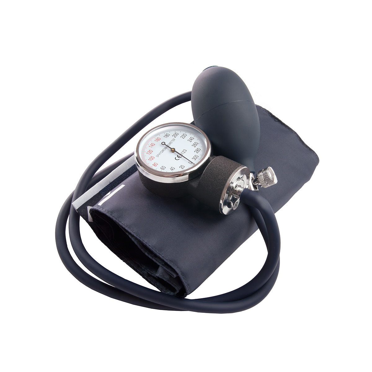 Aneroid sphygmomanometer two-handed manual blood pressure monitor