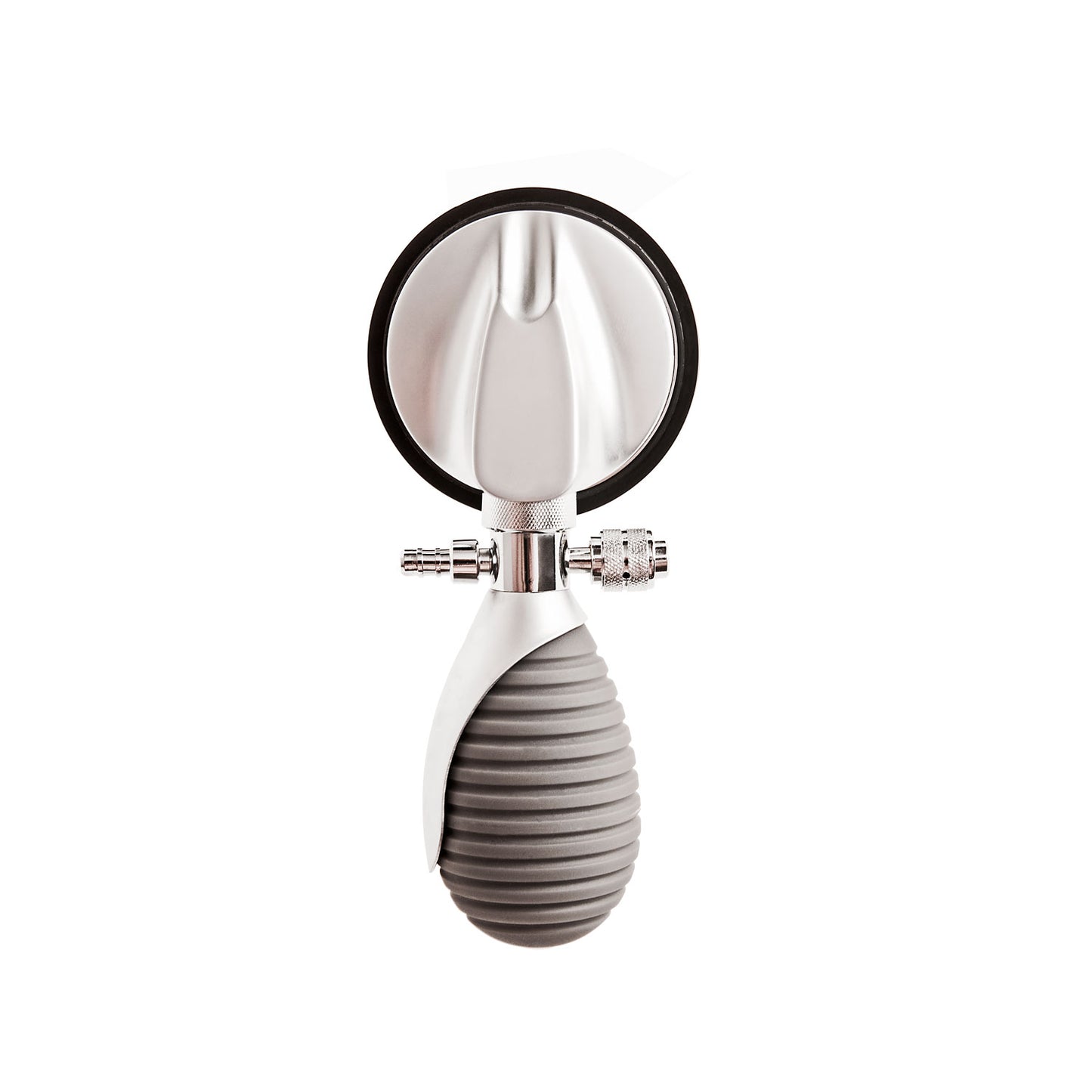 Palm aneroid sphygmomanometer, one-handed operation