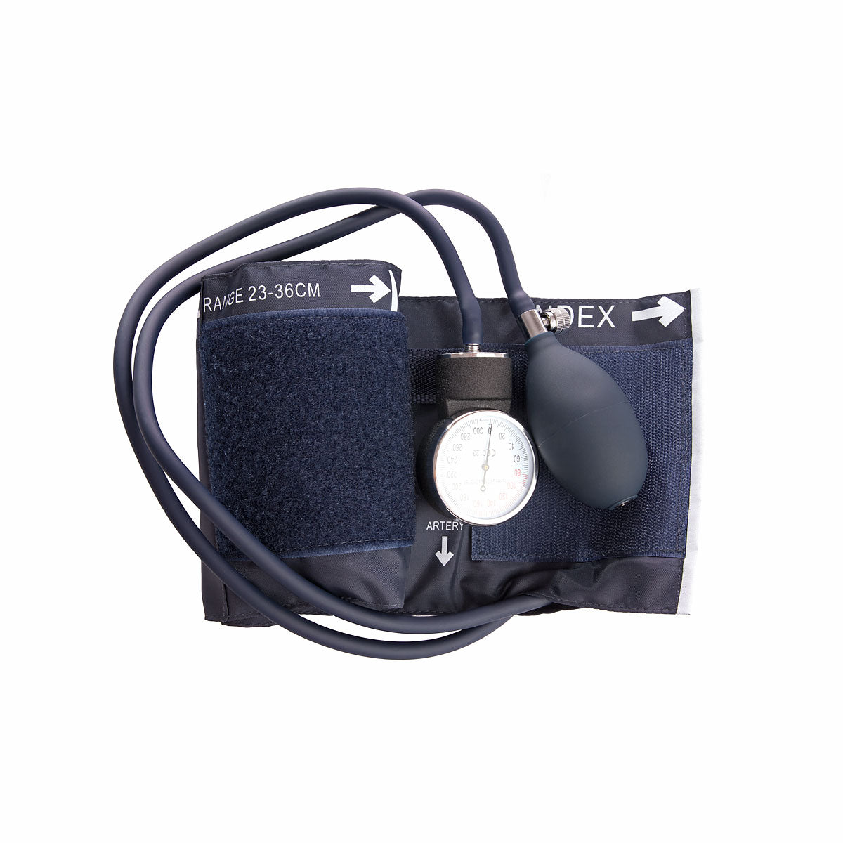 Aneroid sphygmomanometer two-handed manual blood pressure monitor