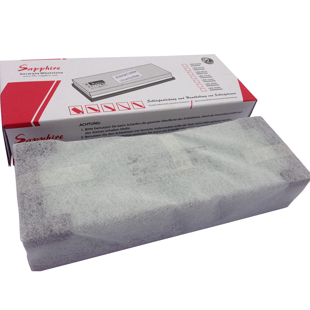 Double Sided Whetstone (Dual Grit) 400/1000 – Premium Japanese Knife Sharpener